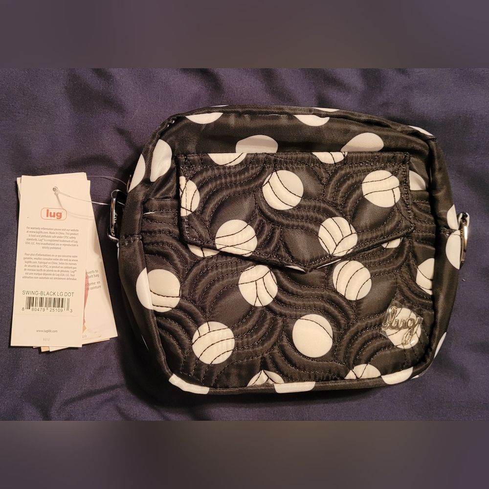 Lug Swing - black large dot